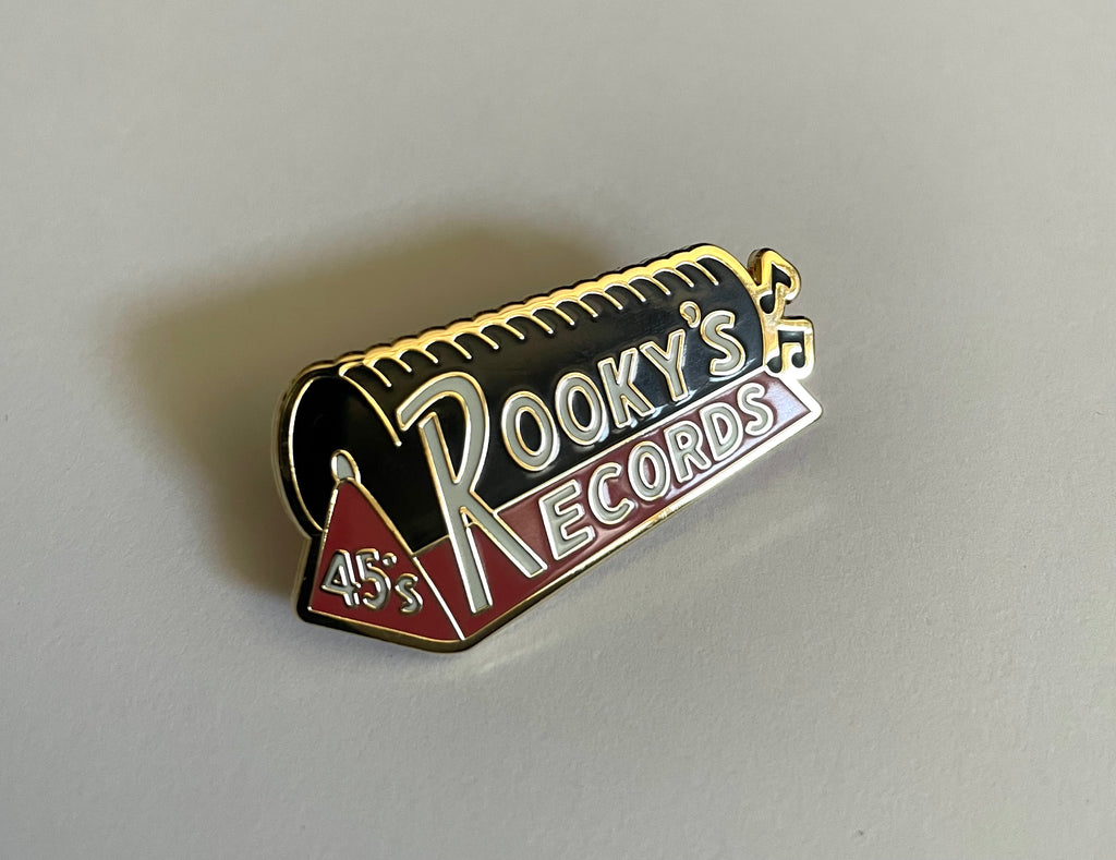 Rooky's Records Enamel Pin