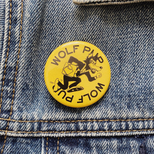 Wolf Pup 1.5" Button