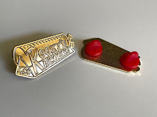 Rooky's Records Enamel Pin Neutral