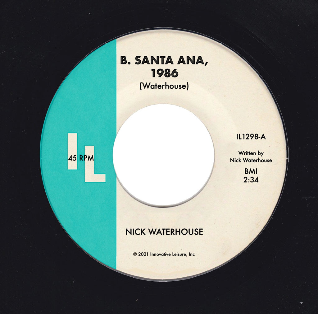 'B. Santa Ana, 1986' b/w 'Pushing Too Hard | 45